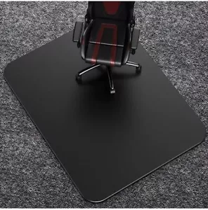 Chair Mat Black Office 35” x 45” 2 Pk Hardwood Carpet Tile Anti Slip O - Picture 1 of 8