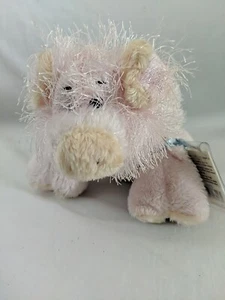 Ganz Webkinz Fuzzy PIG HM002 Pink Stuffed Animal Plush Tag Sealed Code 8" - Picture 1 of 9