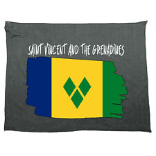 Saint Vincent And Grenadines Country Flag Tea Towel cleaning cloth Dish Kitchen
