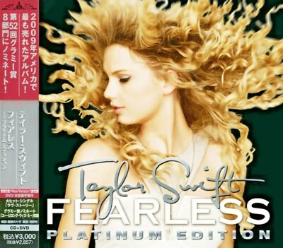 Taylor Swift SEALED BRAND NEW CD＋DVD Platinum Edition "FEARLESS" Japan OBI - Image 1 of 2