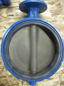 *PARTS ONLY* WAFER BUTTERFLY VALVE 10" 150 PSI ABZ VALVE *NO VALVE STEM* - Picture 1 of 12