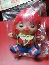 Nos Liberty Bell Christmas Blow Mold Ornament In PKG. Ragedy Anne Plastic doll