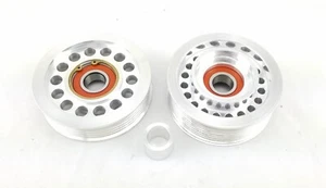 Polea loca sobrealimentadora A1132020419 E55 Mercedes AMG correa de transmisión rueda loca M113K - Imagen 1 de 1