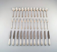 Georg Jensen Sterling silver, Lily of the Valley Cutlery. Complete lunch service