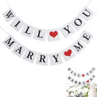  3 M Double-deck WILL YOU MARRY ME Garland Wedding The Banner