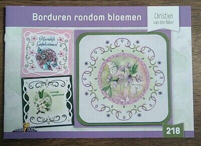 Hobbydols Libro Costura Tarjetas Flores Christien Van Den Akker Total X12 Diseños • 2.31€