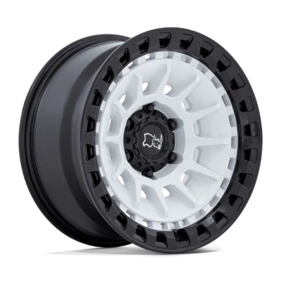 17 Inch White Black Rhino Wheels Rim Chevy Truck Silverado GMC Sierra 1500 6 Lug - Image 1 of 4
