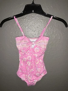 BILLABONG Girls Pink Floral Day Dreamer One Piece Swim Suit Size 5 NWT - Picture 1 of 2