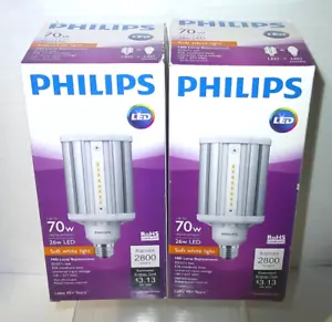 Philips 70w Replacement LED Soft White Light ED23.5 26w Lot of 2 - Picture 1 of 4