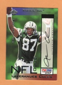 Edge Rookie Link Laveranues Coles 2000 - Jets automático, ¡casi como nuevo! - Imagen 1 de 2