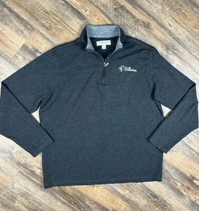 Suéter elástico de golf Mizzen + Main Fairway para hombre XL gris 1/4 cremallera - Imagen 1 de 11