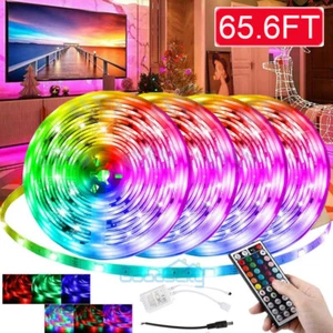 Tira De Luces 66FT LED RGB Color Tiras Led Para Decoracion Habitacion Cuarto - Picture 1 of 16