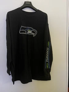 Seattle Seahawks Long Sleeve Shirt. NFL Majestic. Used But In Great Condition - Picture 1 of 4