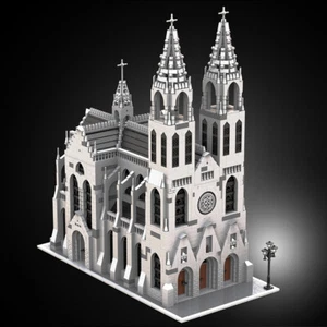 Gothic Cathedral Modular Building Blocks Set City MOC DIY Model Bricks Toys Gift - Picture 1 of 6