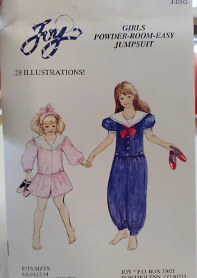 Jumpsuit Pants Shorts Bottoms 6 8 10 12 14 Joy J 105G Sewing Pattern Sailor Easy - Image 1 of 4