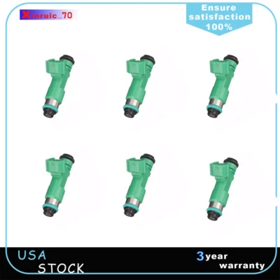 6pcs FJ1017 Fuel Injectors for INFINITI EX35 3.5L V6 2008 2009 2010 2011 2012 - Image 1 of 4