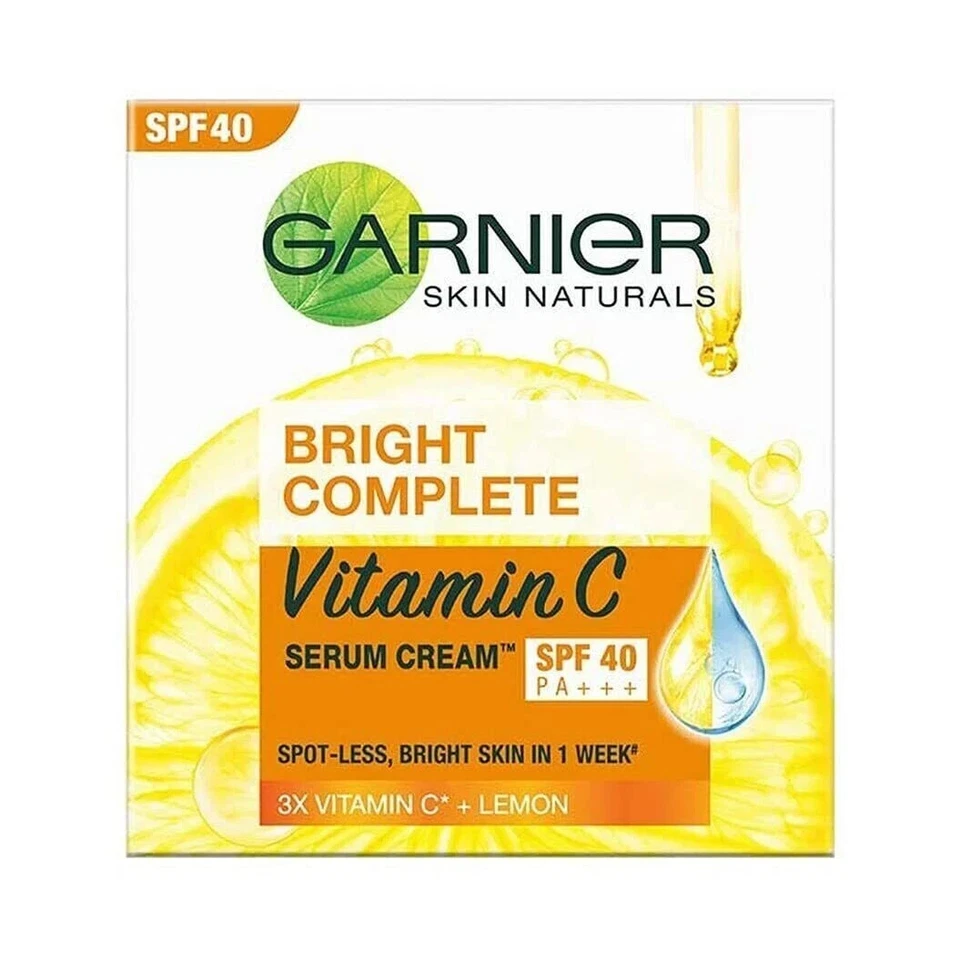 Garnier Bright Complete VITAMIN C SPF40/PA Serum Cream 45g