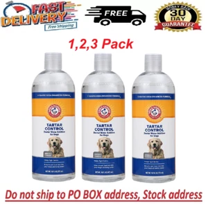 16oz Arm&Hammer Dental Water Additive For Dogs Oral Care Advanced Tartar Control - Picture 1 of 13