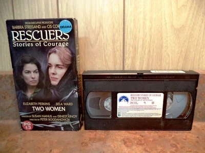 Rescuers : stories of courage. Two women (VHS 1998) Elizabeth Perkins, Sela Ward - Image 1 of 4