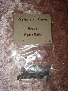 5g GRAPE AGATE BALLS - Picture 1 of 3