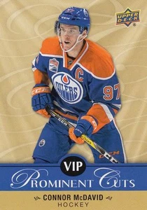 Connor McDavid 2017 Upper Deck VIP Prominent Cuts Set JORDAN LEBRON KANE - Picture 1 of 3