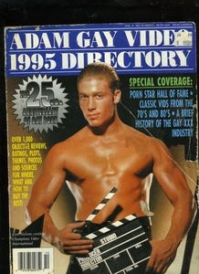 ADAM 1995- GUIDE -HISTORY OF GAY CINEMA -1970-TO 1995-PERFORMER GUIDE BOOK -RARE - Bild 1 von 3