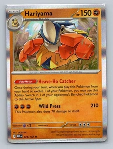1x Hariyama Holo #073/132 Pokemon Mega Evolution - Pokemon NM - Picture 1 of 2