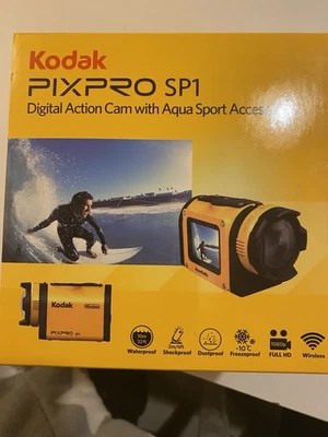 Kodak Pixpro SP1 , wasserdicht Digitalkamera - Gelb, NEU - Bild 1 von 4