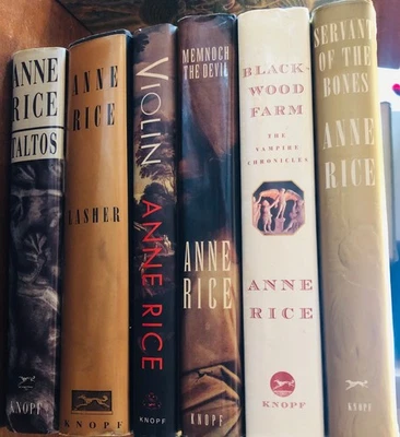ANNE RICE 1ST EDITION BOOK COLLECTION 6 BOOKS IN Excellent Condition - Image 1 of 4