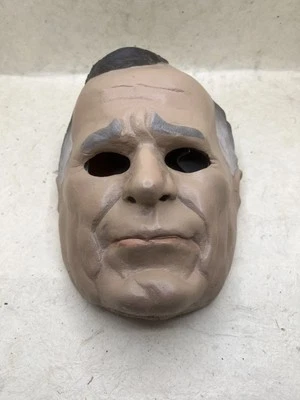 Vintage George H. W. Bush Halloween President Caesar Masquerade Mask 1988 - Image 1 of 4