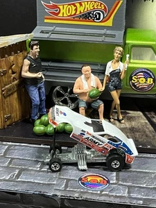 Hot Wheels Blackwalls 1977 Army Funny Car Don “Snake” Prudhomme USED NM Cond HK - Picture 1 of 13