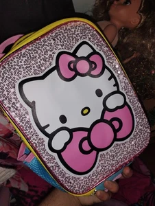 Hello Kitty Pailletten Brotdose Tasche Neu mit Etikett klein - Bild 1 von 2