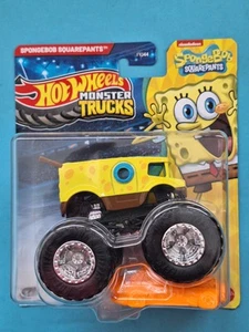 SpongeBob Bob L'éponge 🔥 1:64 Hot Wheels Monster Trucks Truck Squarepants - Picture 1 of 2