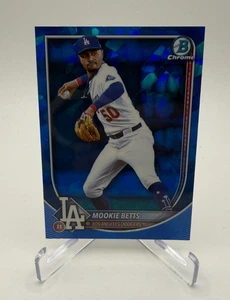 2025 Bowman Chrome Sapphire - Mookie Betts - Blue Sapphire Color Match - Dodgers - Picture 1 of 5