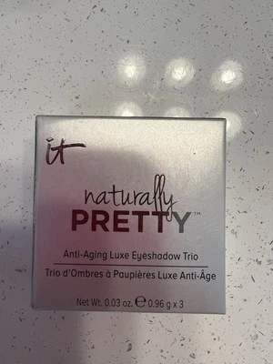 IT COSMETICS Naturally Pretty Eyeshadow Trio  PRETTY IN NUDES NEW IN BOX .003oz - Image 1 of 3