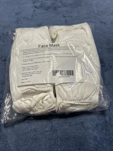 Cloth Face Masks (50 pack) Brand New 100% Cotton Reusable Free Shipping!!   A28 - Picture 1 of 4