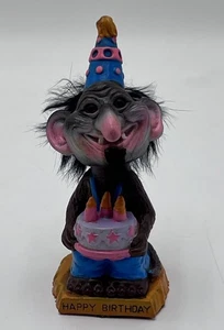 Cabeza bobble vintage 1972 Berries Happy Birthday Nodder - Imagen 1 de 5