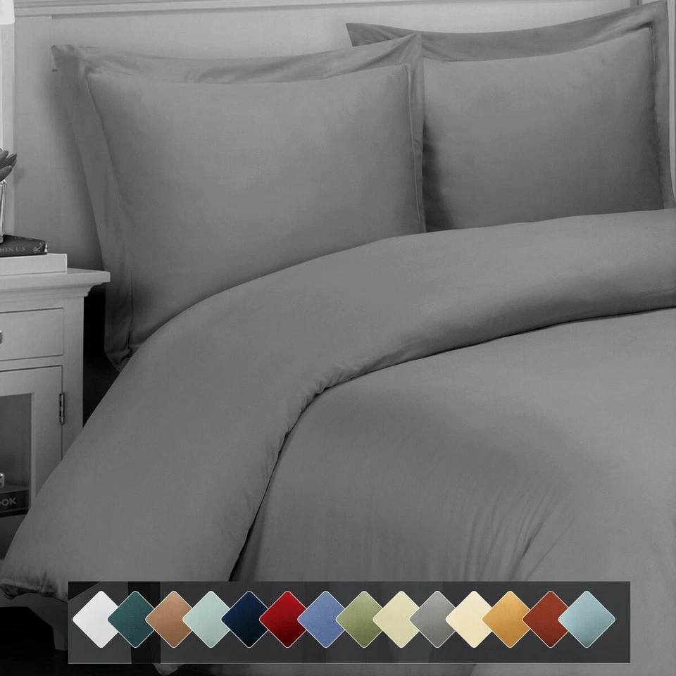 100% Viscose BAMBOO Bedding Duvet Cover 3 Piece Set – Ultra Soft Cool Silky Set - Image 1 of 1