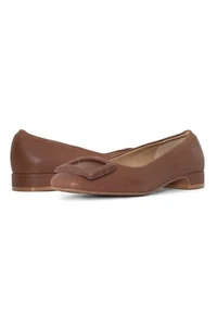 New NYDJ Barango Loafers Women's Leather Shoes Brown Cognac Size 6 M NIB - Picture 1 of 6