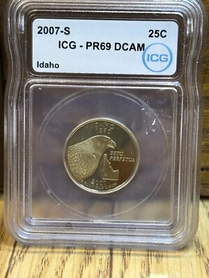 2007 S Idaho ICG PR69 DCAM 25c - Image 1 of 2