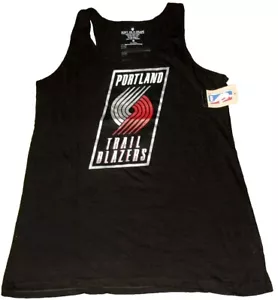 Portland Trail Blazers Womens All Black Two Sided Tank Top Shirt sz. XXL 2X New - Picture 1 of 3