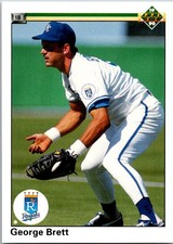1990 Upper Deck #124a George Brett