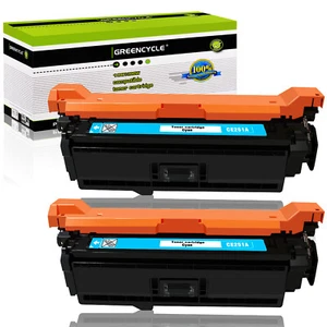 2x CE401A Cyan Toner Compatible with HP 507A LaserJet 500 M551n M551xh MFP M575c - Bild 1 von 24