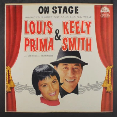 LOUIS PRIMA & KEELY SMITH: on stage DOT 12" LP 33 RPM - Image 1 of 2