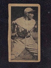 1923 W572 "Strip Card" Baseball Card Lee King, Philadelphia NL, VG, Tough!