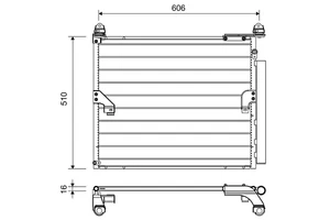 VALEO AC Condenser For TOYOTA Land Cruiser PRADO 09- 8846060440 - Picture 1 of 1