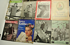 Lot of 8 Vintage Fashion Style Hand Knitting Pattern Magazines from 1940s 1960s