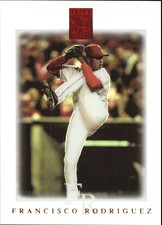 2003 Topps Tribute Contemporary Red Angels Baseball Card #33 Francisco Rodriguez