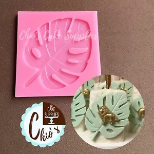 Tropical Palm Leaf / Turtle Leaf Silicone Mold - Picture 1 of 5