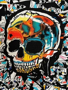 Robert Graham OMURA Skull Short Sleeve $298 Small NEW NWT Classic Fit S - Picture 1 of 12